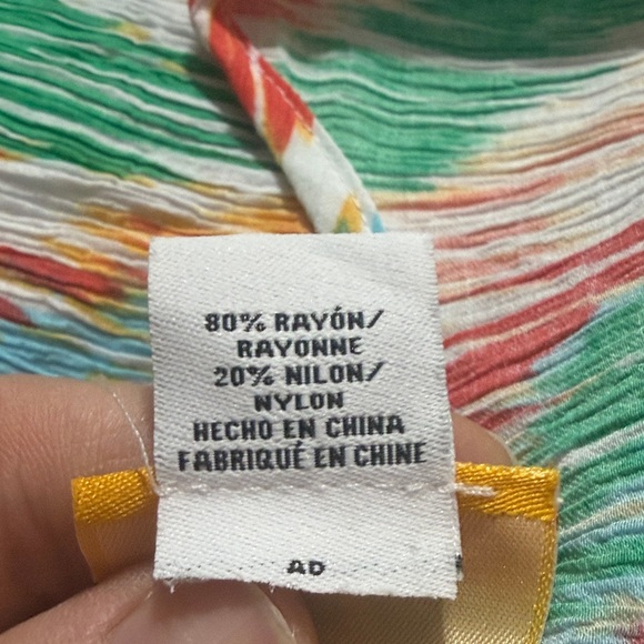 Ruby Rd Colorful Geometric Print Blouse Size XL - Picture 10 of 10